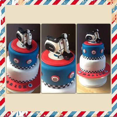 Lambretta MOD cake - Cake by Gemma Coupland