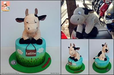 stuffed cow cake - Cake by MaribelAlonso
