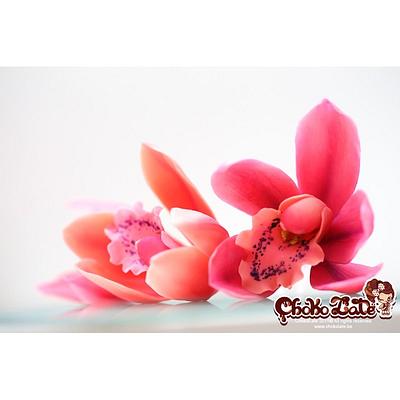 Cymbidium Orchids - Cake by ChokoLate Designs