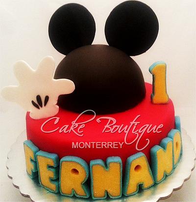 Mickey Mouse Cake - Cake by Cake Boutique Monterrey