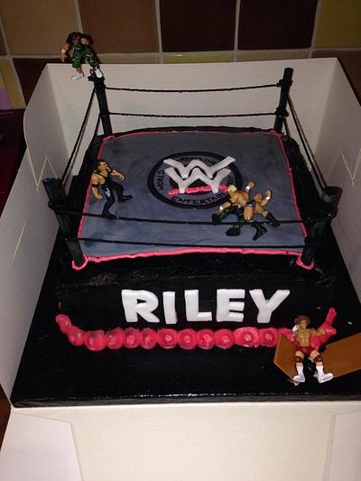 WWE cake - Cake by Lou Lou's Cakes