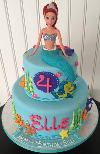 Ariel under the sea cake - Cake by Bianca