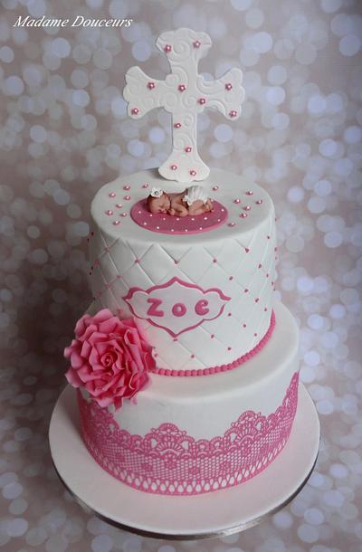 Baptism cake - Cake by Madame Douceurs