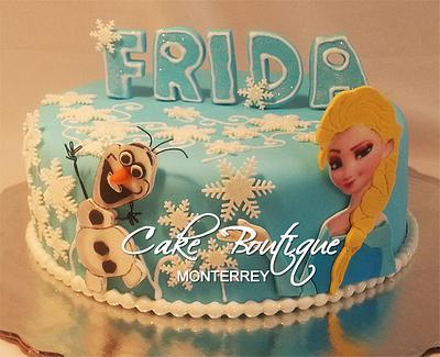 Frozen Cake - Cake by Cake Boutique Monterrey
