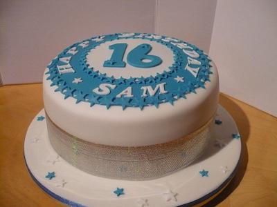 Boys 16th - Cake by Debbie