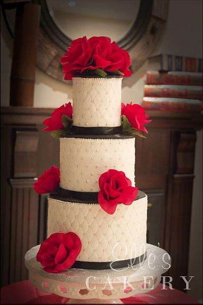 Anniversary Roses - Cake by LadyTangerine