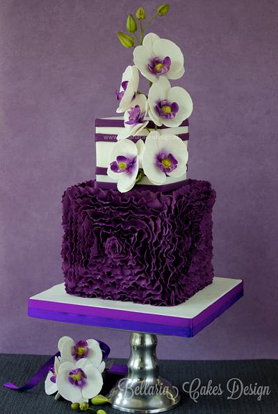 Super Moms Collaboration - Phalaenopsis  - Cake by Bellaria Cake Design 