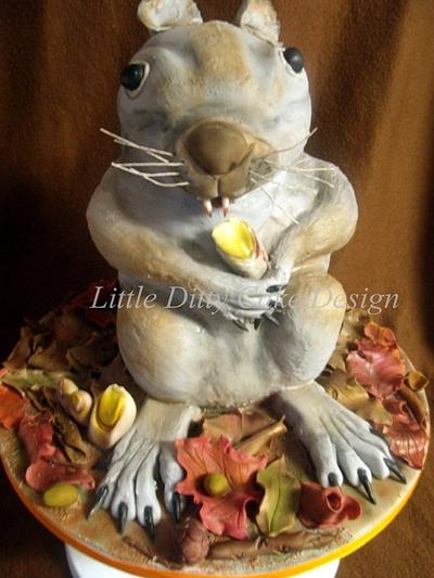 Man eating Squirrel - Cake by Yve mcClean