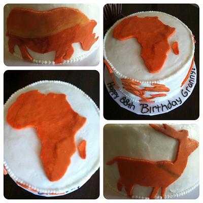 Africa Theme - Cake by Michelle Allen