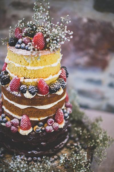Another Naked cake !  - Cake by The Stables Pantry 