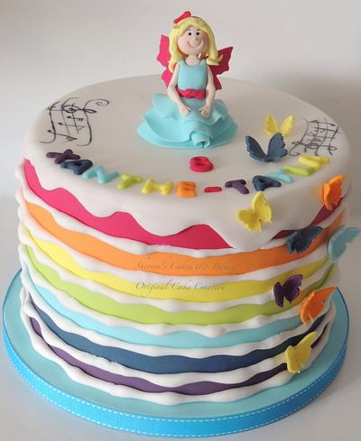 Rainbow fairy - Cake by Shereen