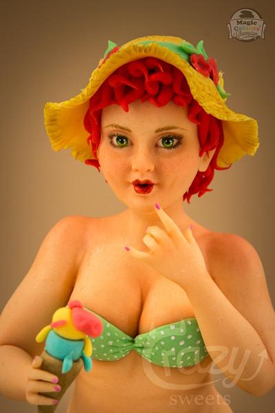 Hilda by Duane Bryers made in Fondant - Cake by Crazy Sweets