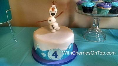 Olaf Cake - Cake by WithCherriesOnTop