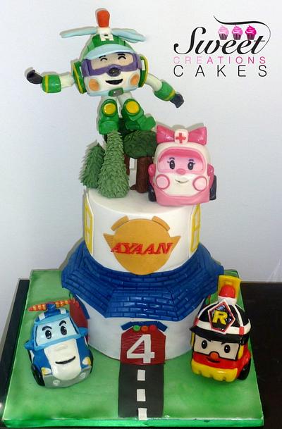 Robocar Poli themed cake - Cake by Sweet Creations Cakes