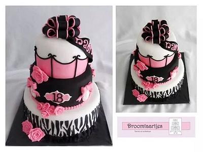 sweet 18 - Cake by Droomtaartjes