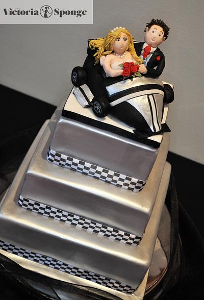 Formula 1 Wedding cake - Cake by Victoria Forward