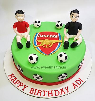 Arsenal football cake - Cake by Sweet Mantra Homemade Customized Cakes Pune