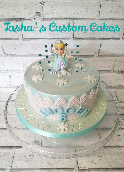 Frozen Toddler Elsa cake - Cake by Tasha's Custom Cakes