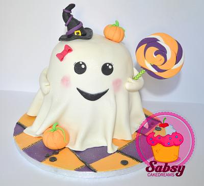 halloween little girly ghost - Cake by Sabsy Cake Dreams 