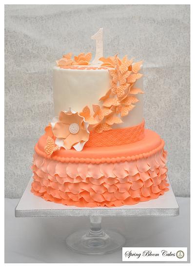 Butterflies Cake - Cake by Spring Bloom Cakes
