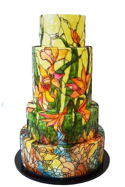 Lilies - Cake by Queen of Hearts Couture Cakes