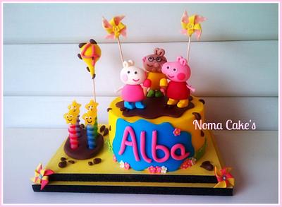 Peppa Pig, Susi Sheep, Pedro Pony Cake - Cake by Sílvia Romero (Noma Cakes)