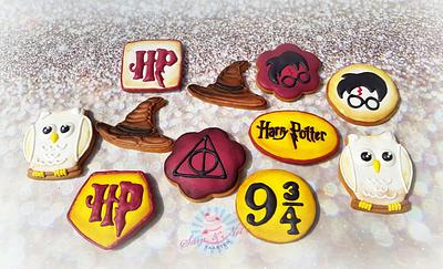 Harry Potter icing cookies - Cake by Sam & Nel's Taarten