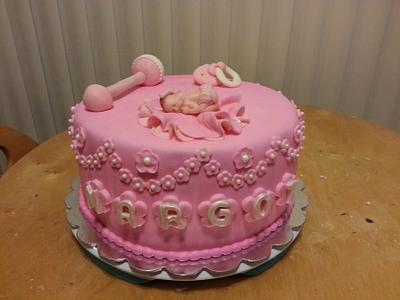baby shower cake - Cake by cakesbylaurapalmer