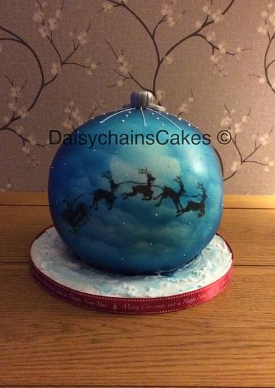 Bauble cake - Cake by Daisychain's Cakes