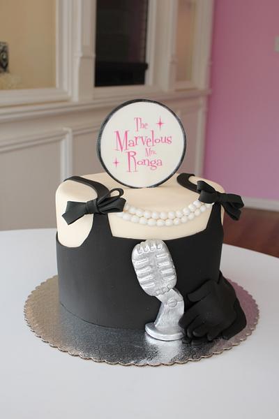 The Marvelous Mrs Maisel - Cake by CakedUpCafe