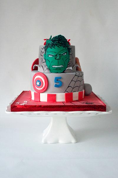 Avengers cake - Cake by Kalina