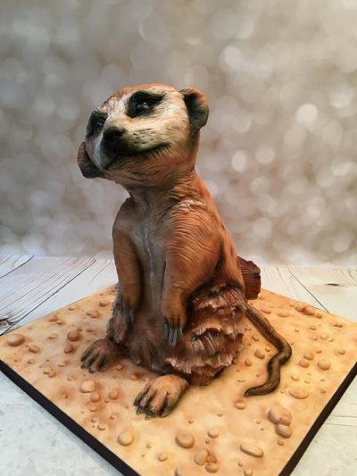 meet the meerkat! - Cake by Elaine - Ginger Cat Cakery 