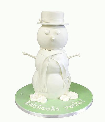 Snowman - Cake by Berliosca Cake Boutique