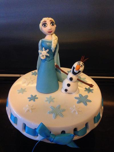 Elsa & Olaf Toppers - Cake by Cis4Cake