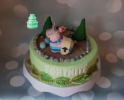 Fortnite cake - Cake by Pluympjescake