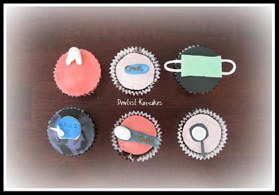 Dentist Theme Cupcakes - Cake by FiasCreations