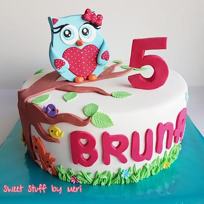 Owl cake - Cake by Meri