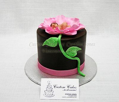 Pink flower ... - Cake by Cynthia Jones