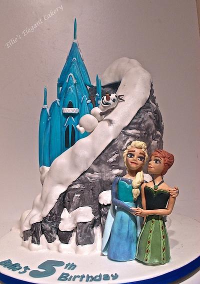 My last Frozen cake, EVER! :)  - Cake by Ellie @ Ellie's Elegant Cakery