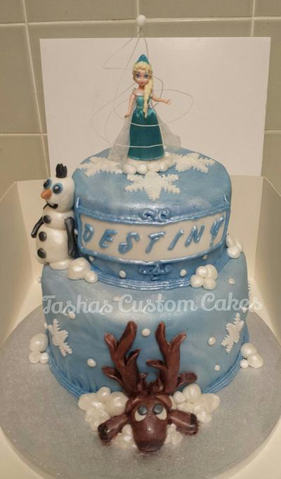 Frozen - Cake by Tasha's Custom Cakes
