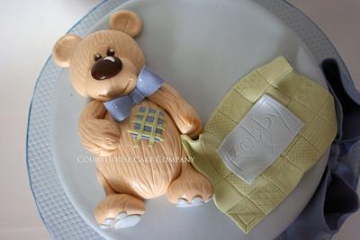 Teddy Baby Shower - Cake by CourtHouse Cake Company