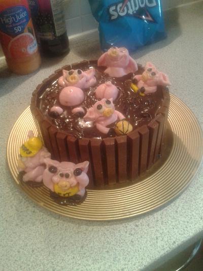 Piggin Cake  - Cake by Pam