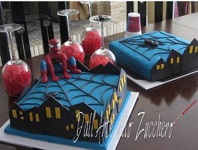 Spider Man cake - Cake by sara__11