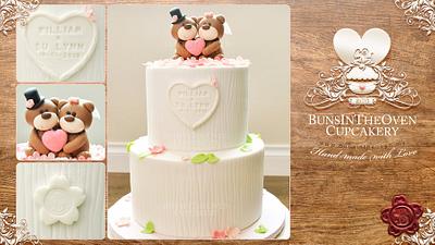 Beary Merry Wedding Cake - Cake by Sheryl BITO