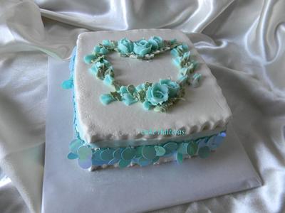 Happy Anniversary - Cake by Donna Tokazowski- Cake Hatteras, Martinsburg WV