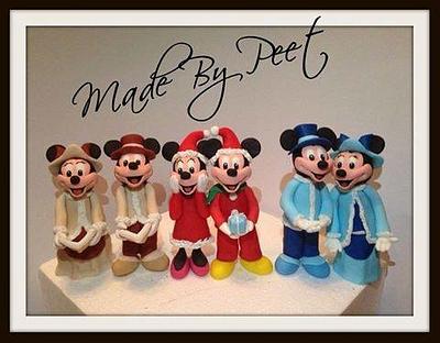 All of my mickey's and minnie's - Cake by Petra