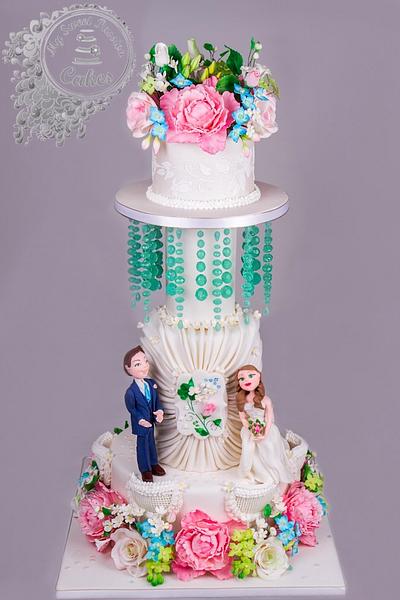 4 Seasons Wedding Cake IC Competition Birmingham - Cake by Beata Khoo