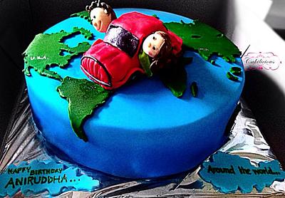 Around the world, WITH YOU! - Cake by Tanvi Sovani-Palshikar