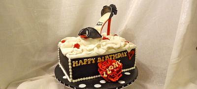 Christian Louboutin Birthday cake  - Cake by Heidi