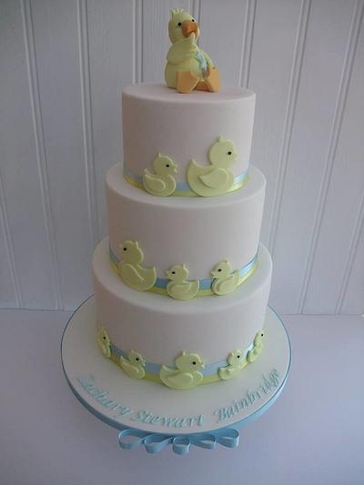 Cute Christening Cake  - Cake by The Stables Pantry 